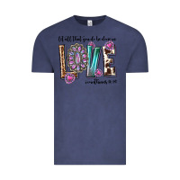 Vintage Denim western let all that you do be done in love with g Vintage Tee - texasbilliewilder