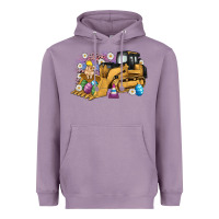 Lavender easter bulldozer bunny egg leopard Heavyweight Hoodie - Artiststas
