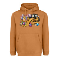 Meerkat easter bulldozer bunny egg leopard Heavyweight Hoodie - Artiststas