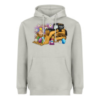Moon Dust easter bulldozer bunny egg leopard Heavyweight Hoodie - Artiststas