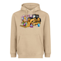 Mushroom easter bulldozer bunny egg leopard Heavyweight Hoodie - Artiststas