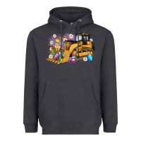 Smoke easter bulldozer bunny egg leopard Heavyweight Hoodie - Artiststas