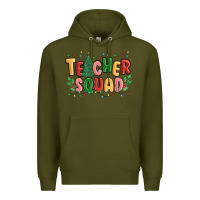 Army Green teacher squad Premium Hoodie - MaliasSmallBusiness