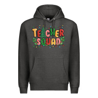 Charcoal Heather teacher squad Premium Hoodie - MaliasSmallBusiness