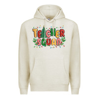 Oatmeal Heather teacher squad Premium Hoodie - MaliasSmallBusiness