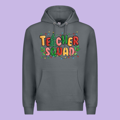 Teacher Squad Premium Hoodie Designed By Maliassmallbusiness
