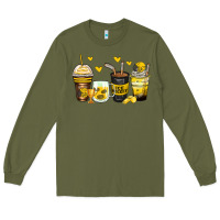 Army Green ice hockey coffee cups Long Sleeve Tee - Zillion Design Studio