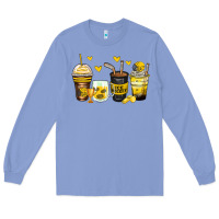 Colony Blue ice hockey coffee cups Long Sleeve Tee - Zillion Design Studio