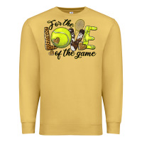 Antique Gold for the love of the game tennis Premium Sweatshirt - BarkalooDesign