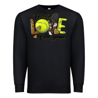 Black for the love of the game tennis Premium Sweatshirt - BarkalooDesign