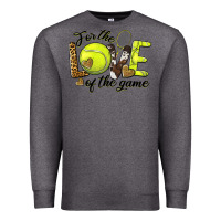 Charcoal Heather for the love of the game tennis Premium Sweatshirt - BarkalooDesign