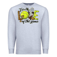 Heather Grey for the love of the game tennis Premium Sweatshirt - BarkalooDesign