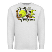 Oatmeal Heather for the love of the game tennis Premium Sweatshirt - BarkalooDesign