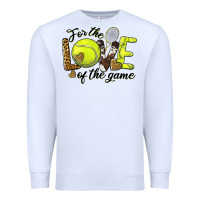 White for the love of the game tennis Premium Sweatshirt - BarkalooDesign