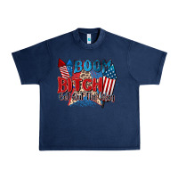 Navy boom bitch get out the way Urban Heavy Tee - Zillion Design Studio