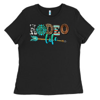 Black rodeo life with gemstone Ladies Tee - AdoDesignShop