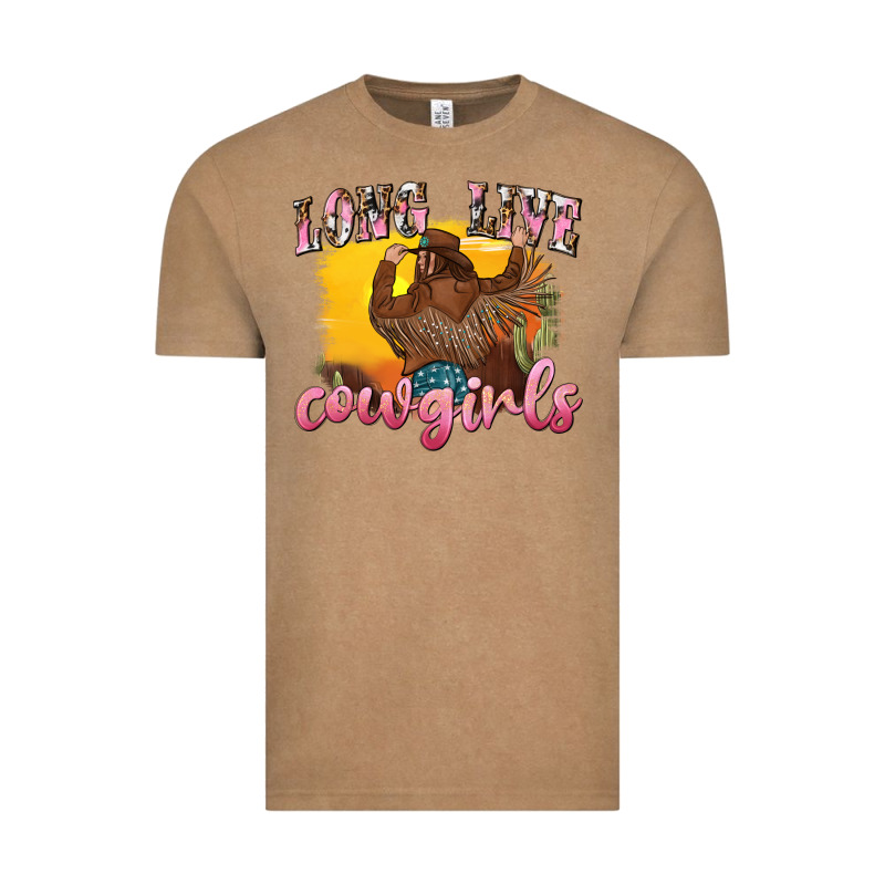Western Long Live Cowgirls Vintage Tee by texasbilliewilder | Teevron