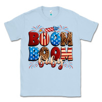 Dusty Blue Boom boom baby Classic Tee - Neo Western