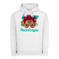 Pigment Lunar Rock Afro Bantu Knots Red Hairdresser With Leopard Glasses Bbs Urban Hoodie - BundleAndBundleShop