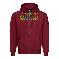 Burgundy beer and sunshine 16oz libbey cup Zipper Hoodie - HRA Design Shop