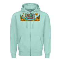 Seafoam beer and sunshine 16oz libbey cup Zipper Hoodie - HRA Design Shop