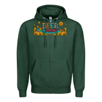 Sports Green beer and sunshine 16oz libbey cup Zipper Hoodie - HRA Design Shop