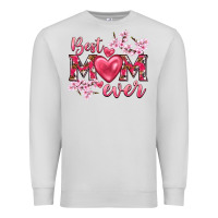 Dove Grey best mom ever Premium Sweatshirt - NancyCooperArtShop