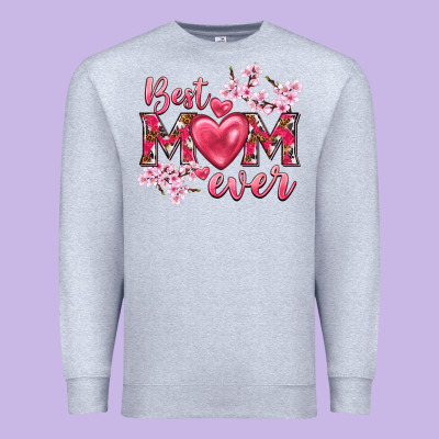 Best Mom Ever Premium Sweatshirt Designed By Nancycooperartshop
