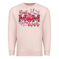 Pale Pink best mom ever Premium Sweatshirt - NancyCooperArtShop