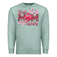 Seafoam best mom ever Premium Sweatshirt - NancyCooperArtShop