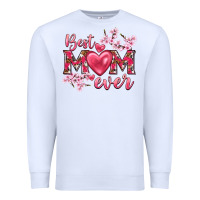 White best mom ever Premium Sweatshirt - NancyCooperArtShop