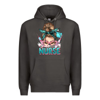 Smoke nurse life messy bun Premium Hoodie - NancyCooperArtShop