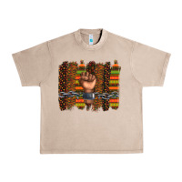 French Oak black history brushstroke Urban Heavy Tee - texasbilliewilder