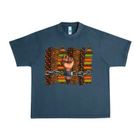 Midnight Navy black history brushstroke Urban Heavy Tee - texasbilliewilder