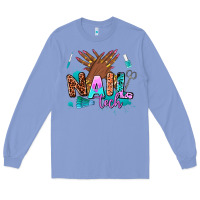 Colony Blue nail tech Long Sleeve Tee - AdoDesignShop