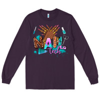 Plum nail tech Long Sleeve Tee - AdoDesignShop