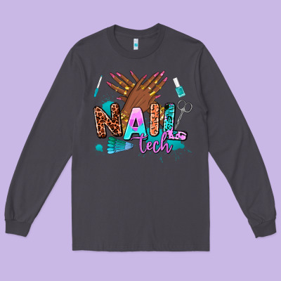 Nail Tech Long Sleeve Tee Designed By Adodesignshop