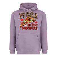 Lavender pizza is my valentine Heavyweight Hoodie - AdoDesignShop