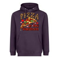 Plum pizza is my valentine Heavyweight Hoodie - AdoDesignShop