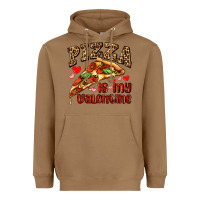 Toasted Coconut pizza is my valentine Heavyweight Hoodie - AdoDesignShop