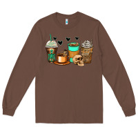 Chestnut skeleton coffee cups Long Sleeve Tee - Zillion Design Studio