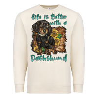 Sandshell life is better with a dachshund Premium Sweatshirt - BarkalooDesign