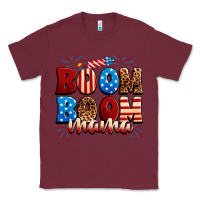 Burgundy Boom boom mama Classic Tee - Neo Western