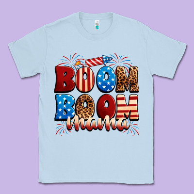 Boom Boom Mama Classic Tee Designed By Neo Western