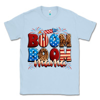 Dusty Blue Boom boom mama Classic Tee - Neo Western
