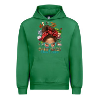 Emerald Camp Hair Dont Care Messy Bun Bbs Urban Hoodie - BundleAndBundleShop