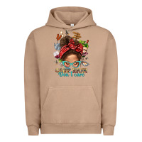 Pigment Burro Camp Hair Dont Care Messy Bun Bbs Urban Hoodie - BundleAndBundleShop