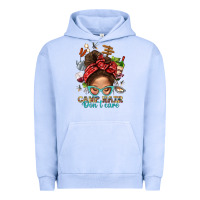 Pigment Grape Ice Camp Hair Dont Care Messy Bun Bbs Urban Hoodie - BundleAndBundleShop