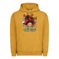 Pigment Peanut Butter Camp Hair Dont Care Messy Bun Bbs Urban Hoodie - BundleAndBundleShop
