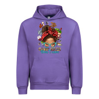 Tulip Camp Hair Dont Care Messy Bun Bbs Urban Hoodie - BundleAndBundleShop